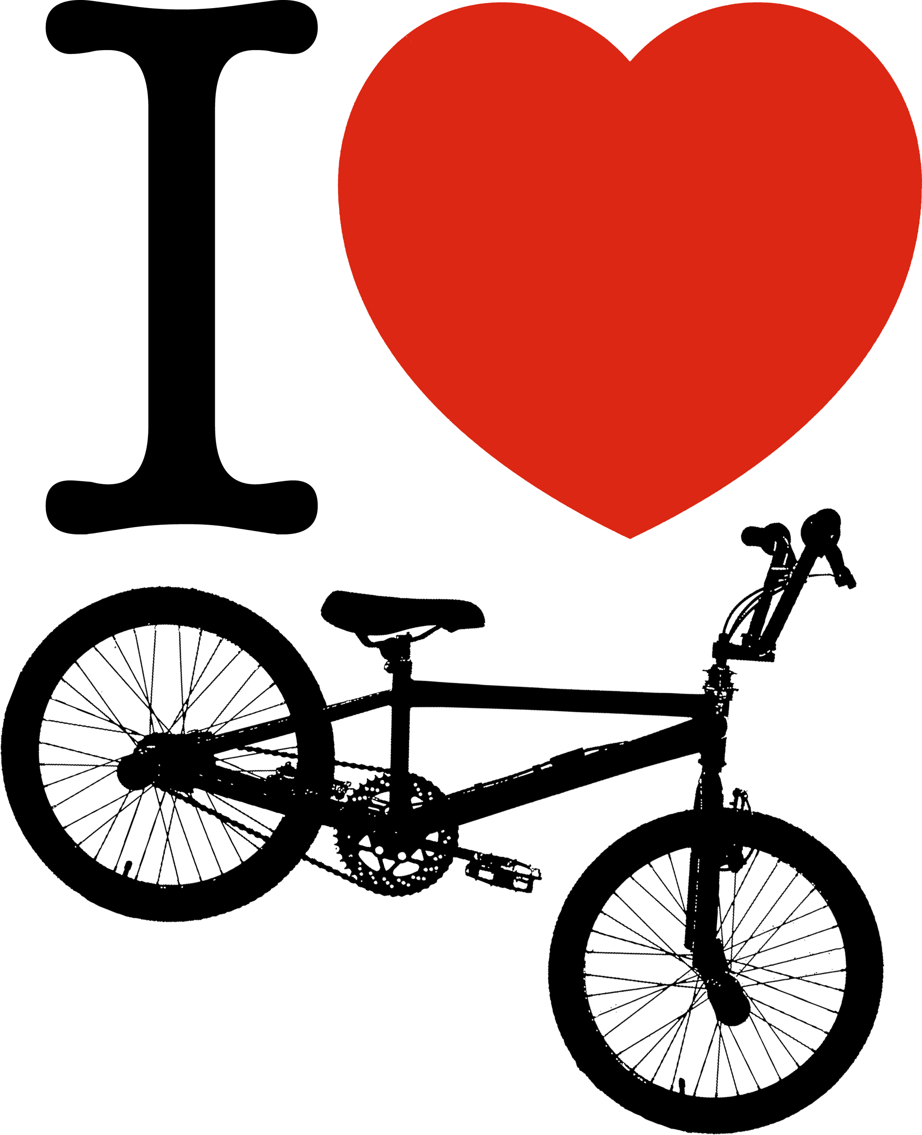 Imagenes De I Love Bmx Clipart (3209x3949), Png Download