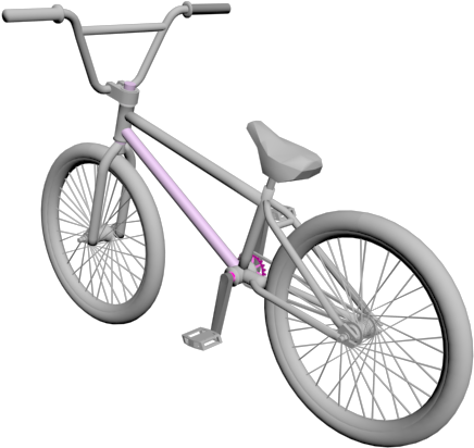 Decided To Work On My Very Old Bmx Model That I Made - Bmx Gta Sa Png Clipart (640x480), Png Download
