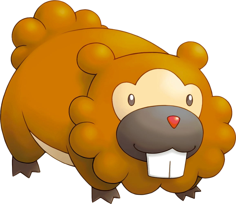 Bidoof Pokemon Go Clipart (800x689), Png Download