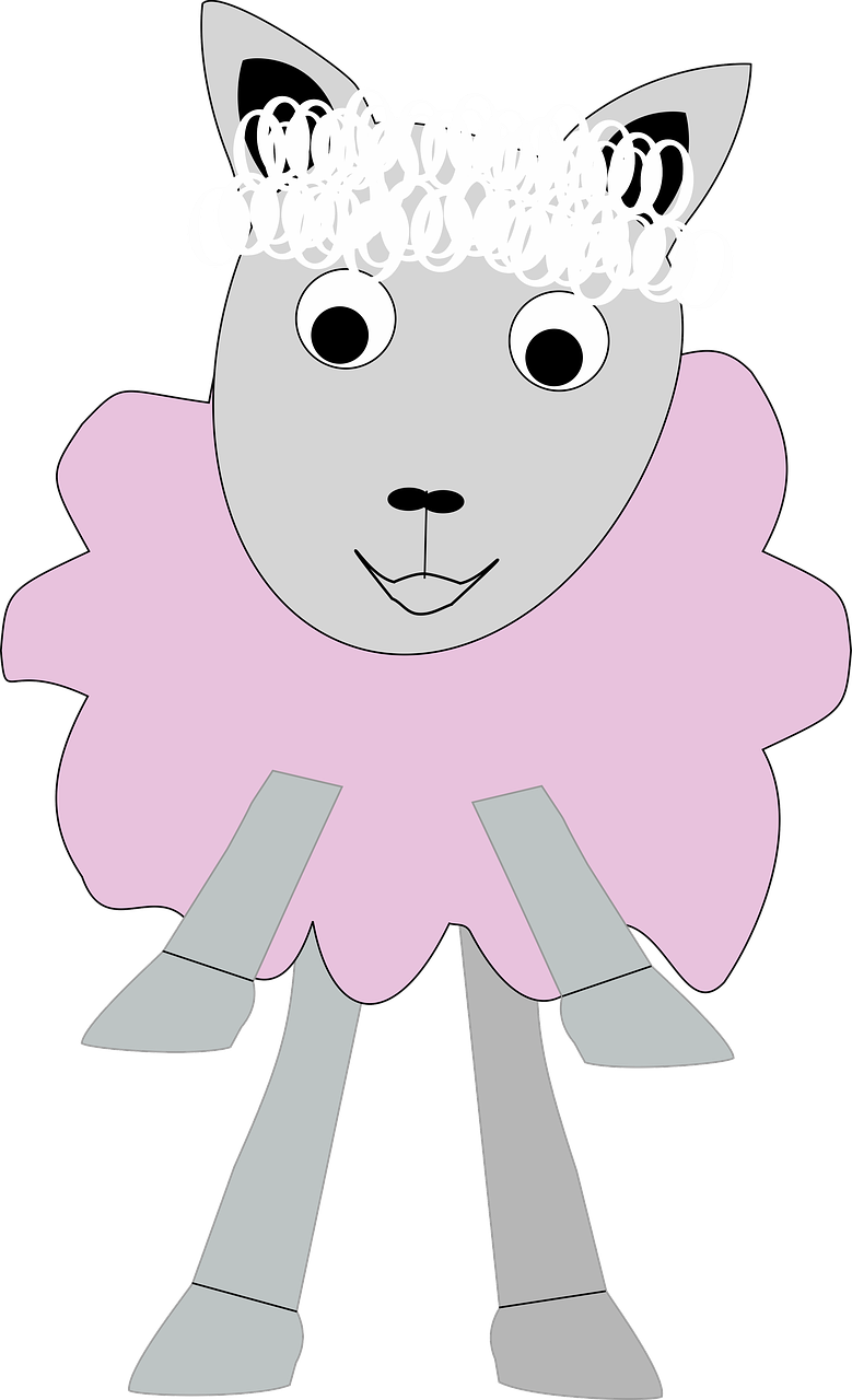Sheep Lamb Emoji Smile Happy Png Image - Sheep Clipart (779x1280), Png Download