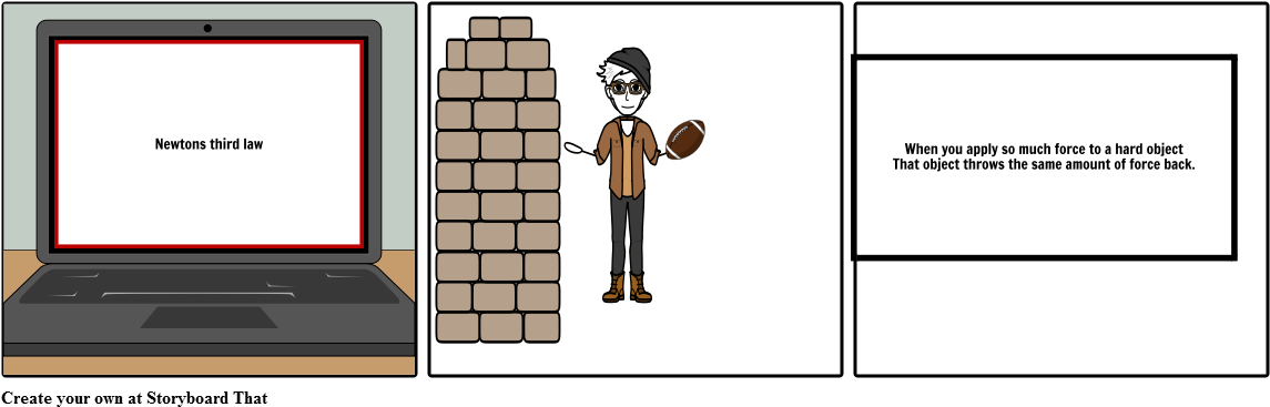 Newton Law Of Motion - Cartoon Clipart (1164x385), Png Download