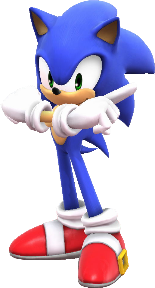 Neptunia Transparent Super Smash Bros - Sonic Adventure Render Clipart (550x983), Png Download