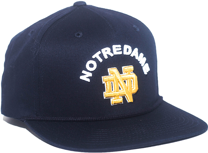 University Of Notre Dame Classic Retro Snapback Hat - Baseball Cap Clipart (808x594), Png Download