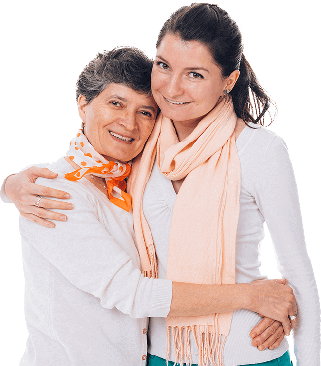 Women-hugging , Png Download - Women Hugging Clipart (659x750), Png Download
