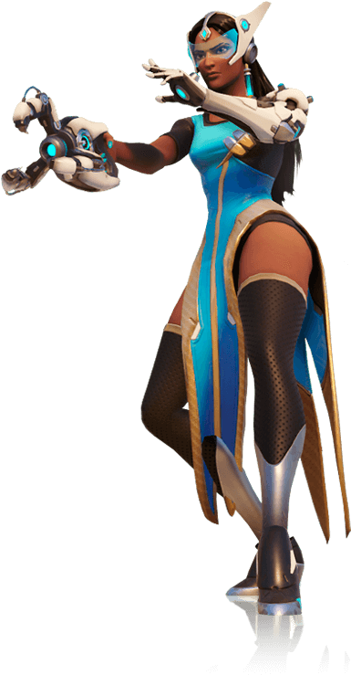 Symmetra Overwatch Clipart (490x739), Png Download