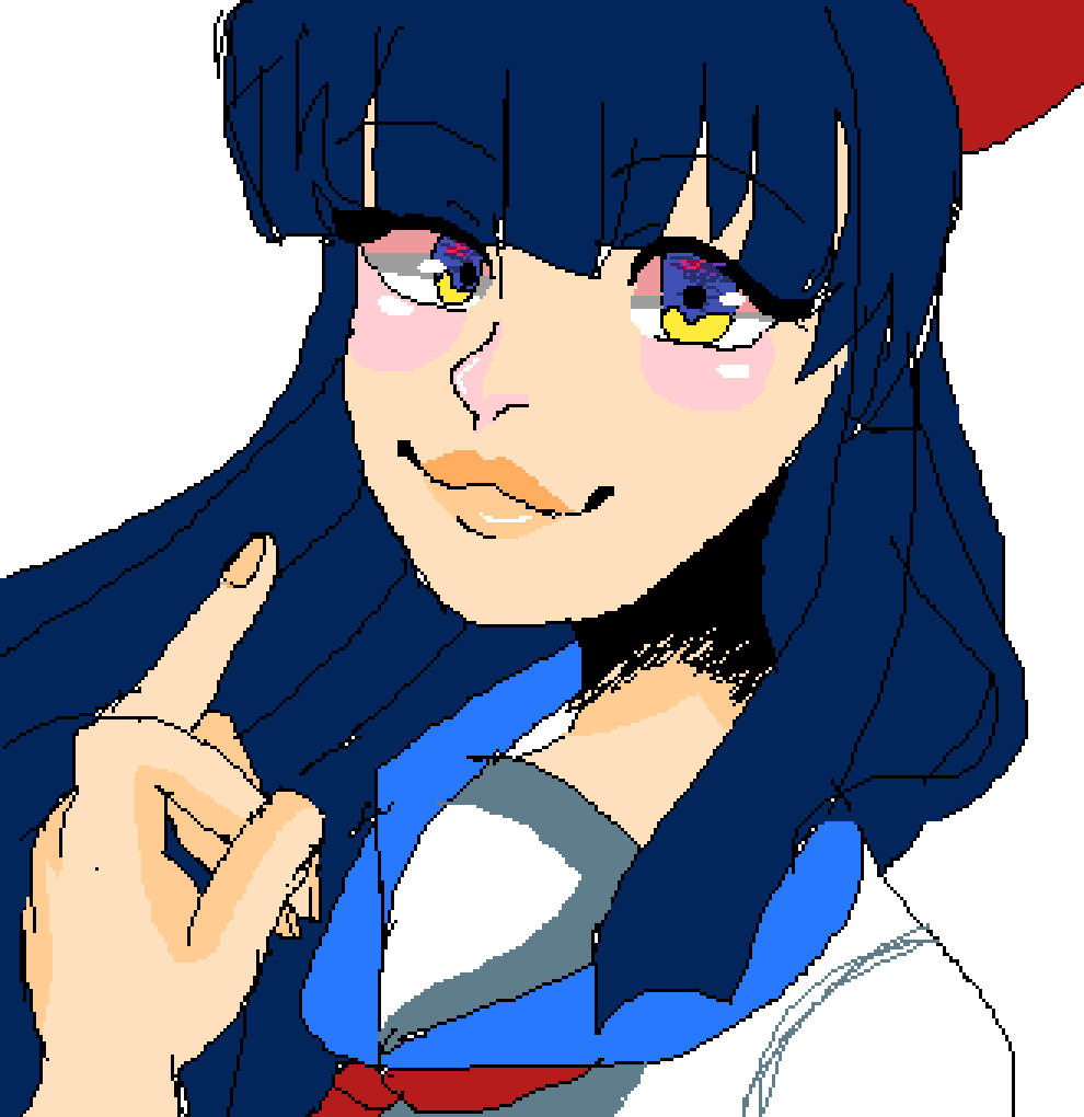 Pop Team Epic - Cartoon Clipart (990x1020), Png Download