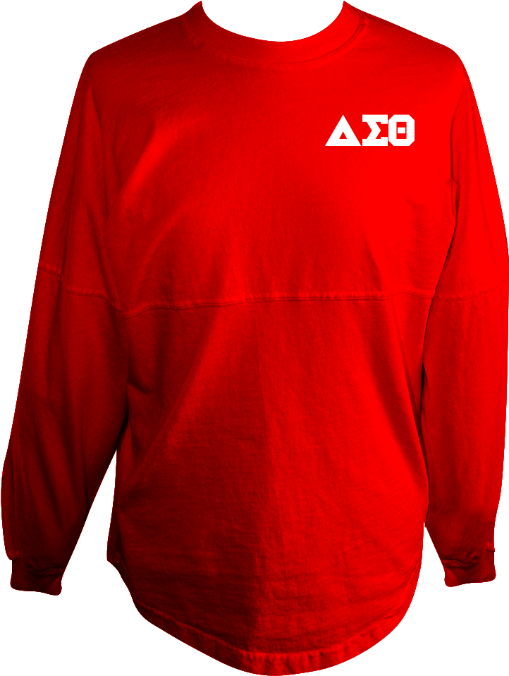 Delta Sigma Theta Spirit Jersey , Png Download - Long-sleeved T-shirt Clipart (722x958), Png Download
