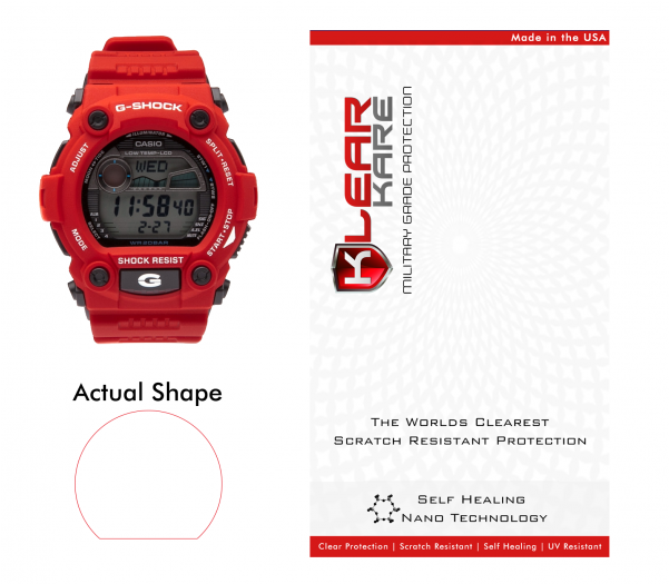 Klearkare Invisible Screen Shield Protector For Casio - Analog Watch Clipart (600x806), Png Download