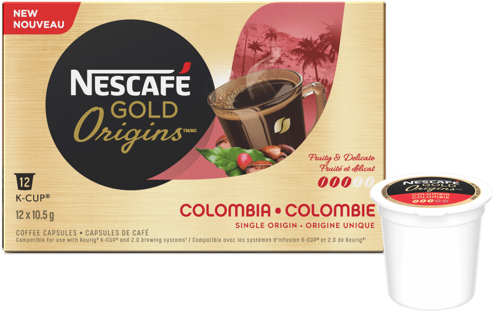 Nescafe Gold K Cups Clipart (1023x648), Png Download