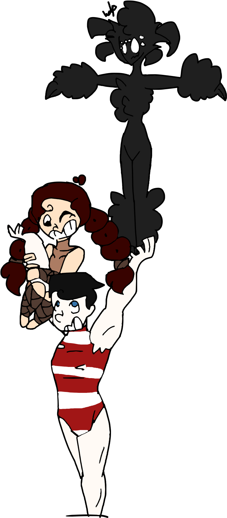 Ze - Thumb - - Cartoon Clipart (1000x2000), Png Download