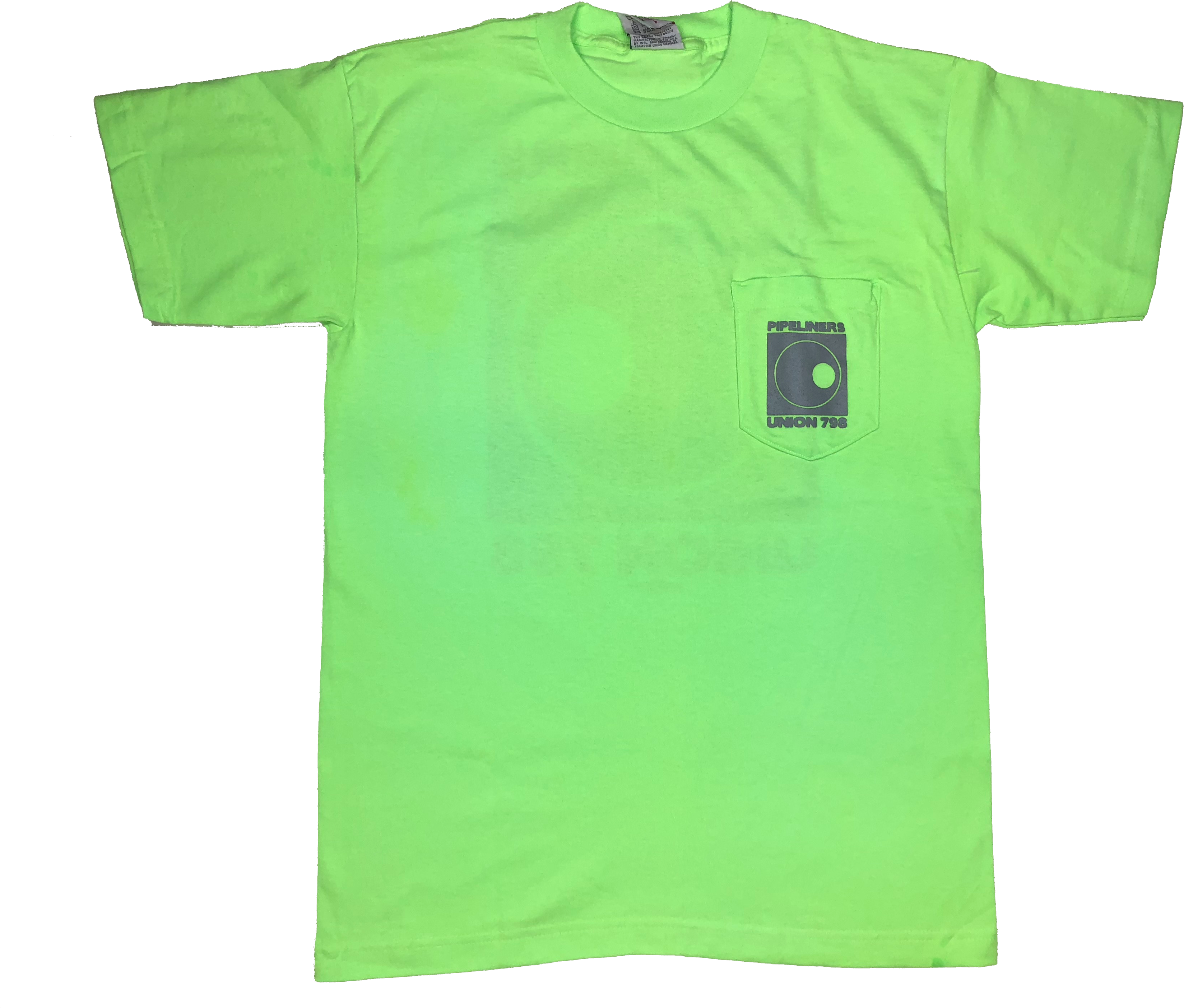 Safety T-shirt W/ Pocket - Colorful Neon T Shirt Clipart (4032x3024), Png Download