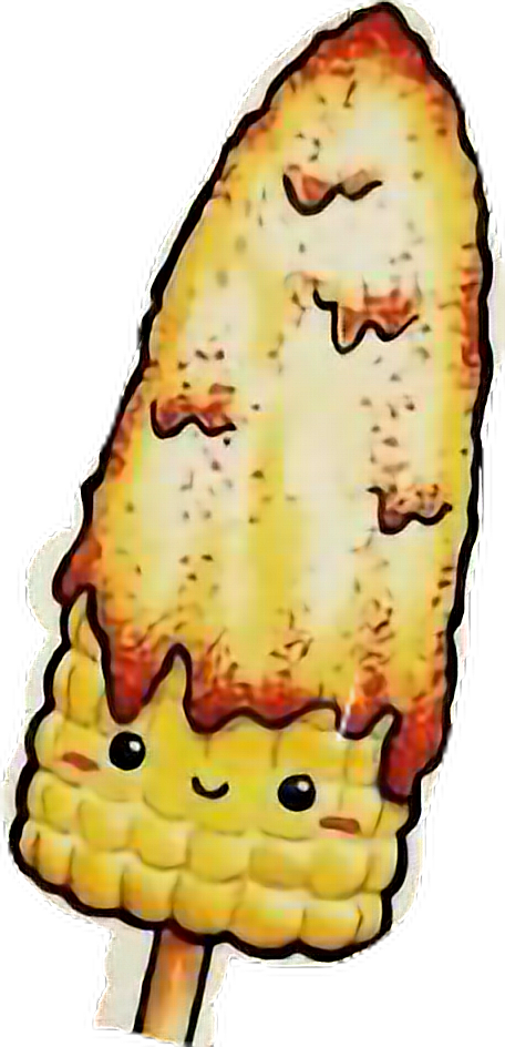 Elote Sticker Clipart (456x944), Png Download