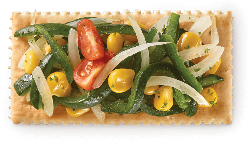 Saladitas Con Rajas De Poblano Y Elote - Yellow Pepper Clipart (1024x603), Png Download