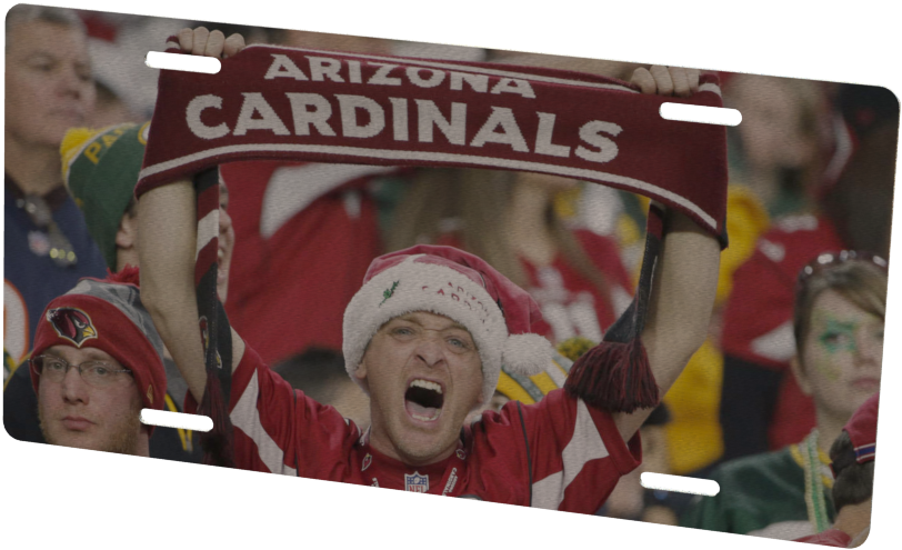 Arizona Cardinals Custom Metal Photo - Banner Clipart (1024x768), Png Download
