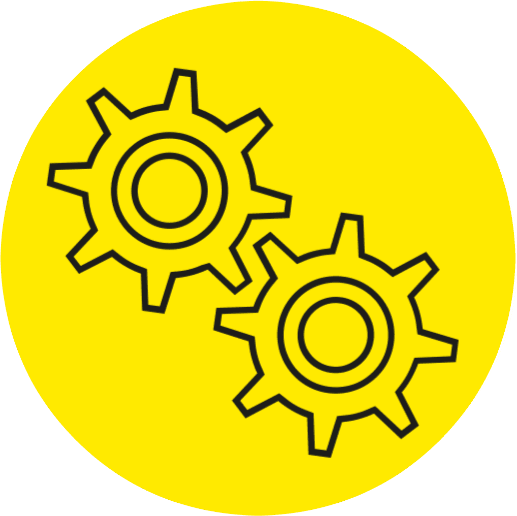 Icono Engranaje Compressor - Circle Clipart (1600x1200), Png Download