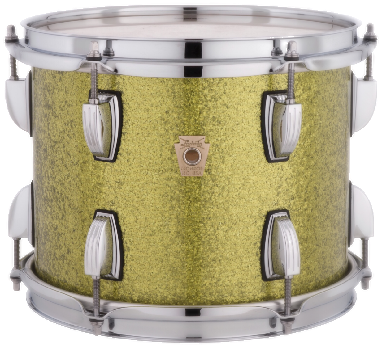 Olive Sparkle - Ludwig Drums Clipart (1500x1125), Png Download