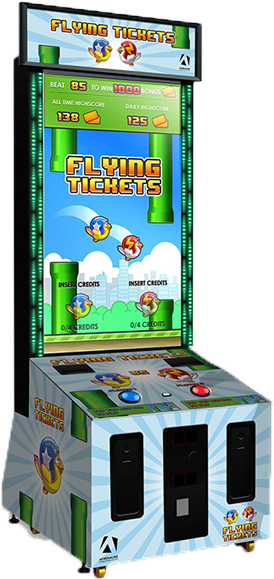 Flying Tickets Arcade Game Clipart (600x600), Png Download