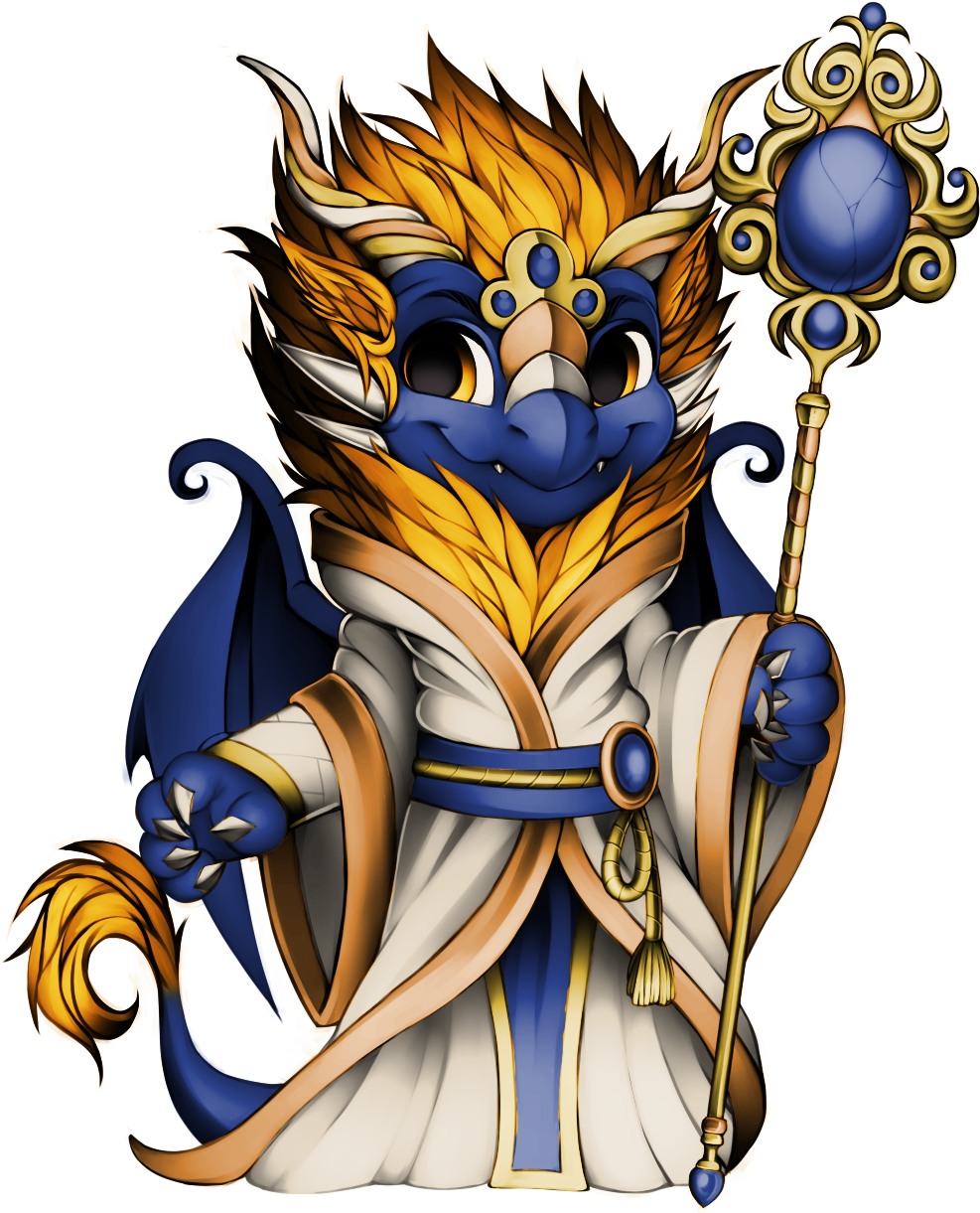 Furvilla Tigereye Peak Sorcerer Dragon - Cartoon Clipart (1035x1280), Png Download