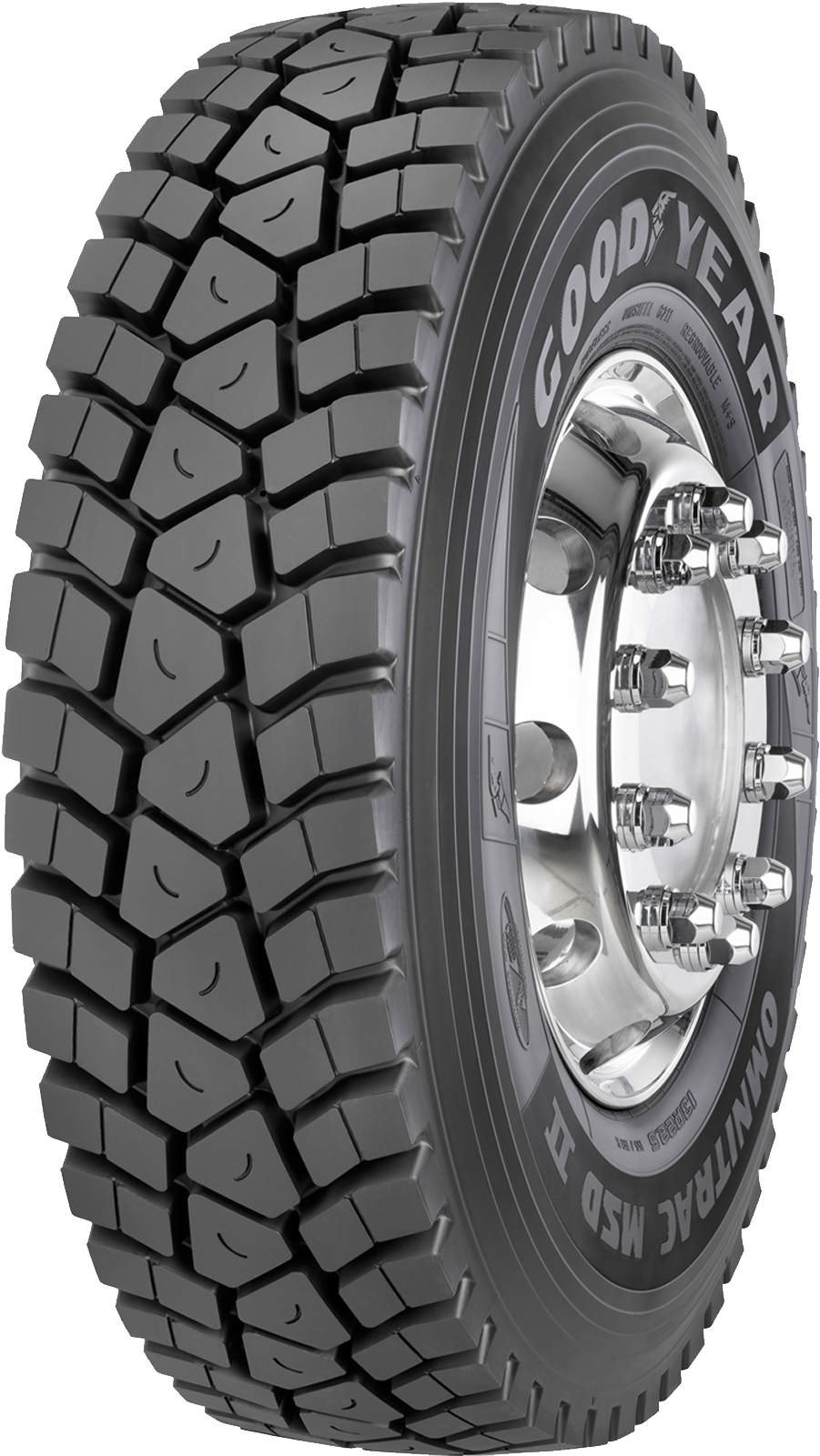 Goodyear Light Truck Tires Photos - Goodyear Omnitrac Msd Ii Clipart (1200x1600), Png Download