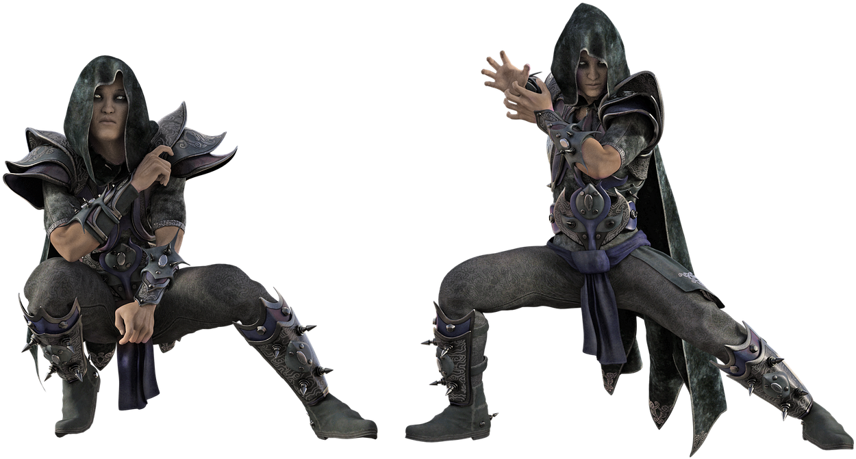 Warlock Fantasy Art Fire Wizard Clipart (1280x677), Png Download