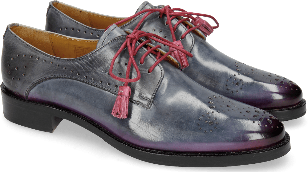 Derby Shoes Betty 2 Satelite Shade Dark Pink - Melvin & Hamilton Betty Laceups Make Up, Women's, Clipart (1024x1024), Png Download