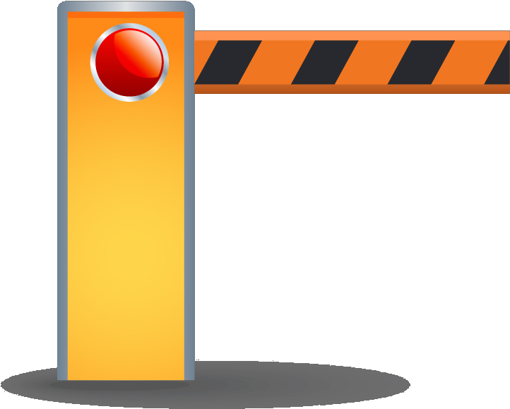 Parking Barrier Icon Clipart (791x736), Png Download