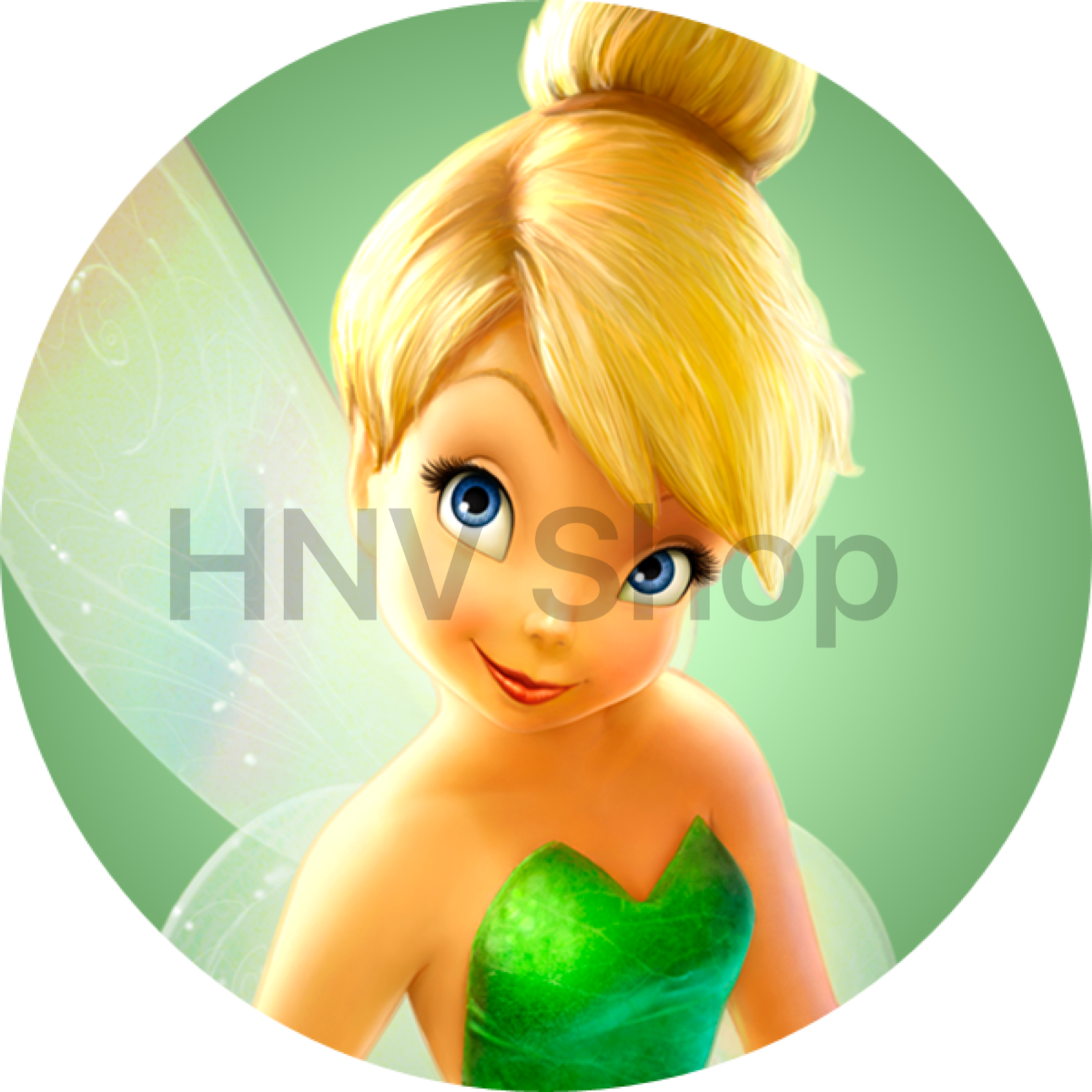 Disney Fairies Tinkerbell Edible Cake Icing Sheet Topper - Tinker Bell Clipart (1600x1600), Png Download