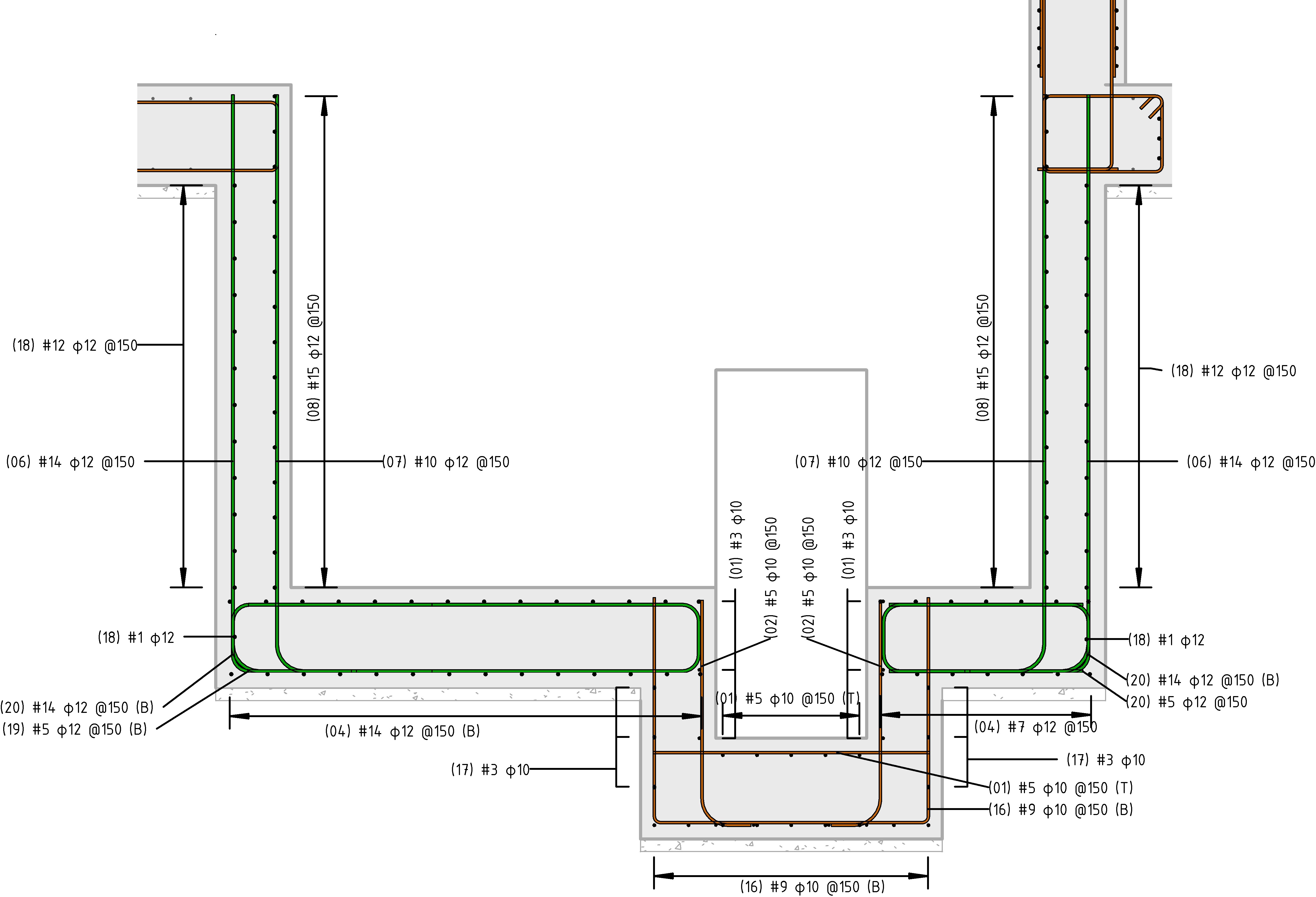 Revit Reinforcement Detailing Clipart (4947x3371), Png Download