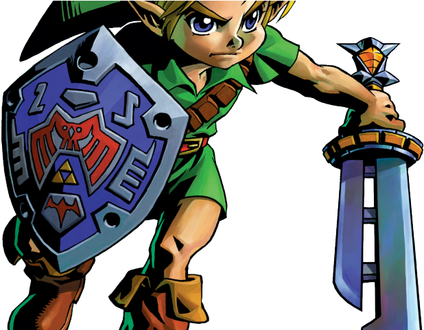The Legend Of Zelda Clipart Link Official Art - Link Majora's Mask - Png Download (640x480), Png Download