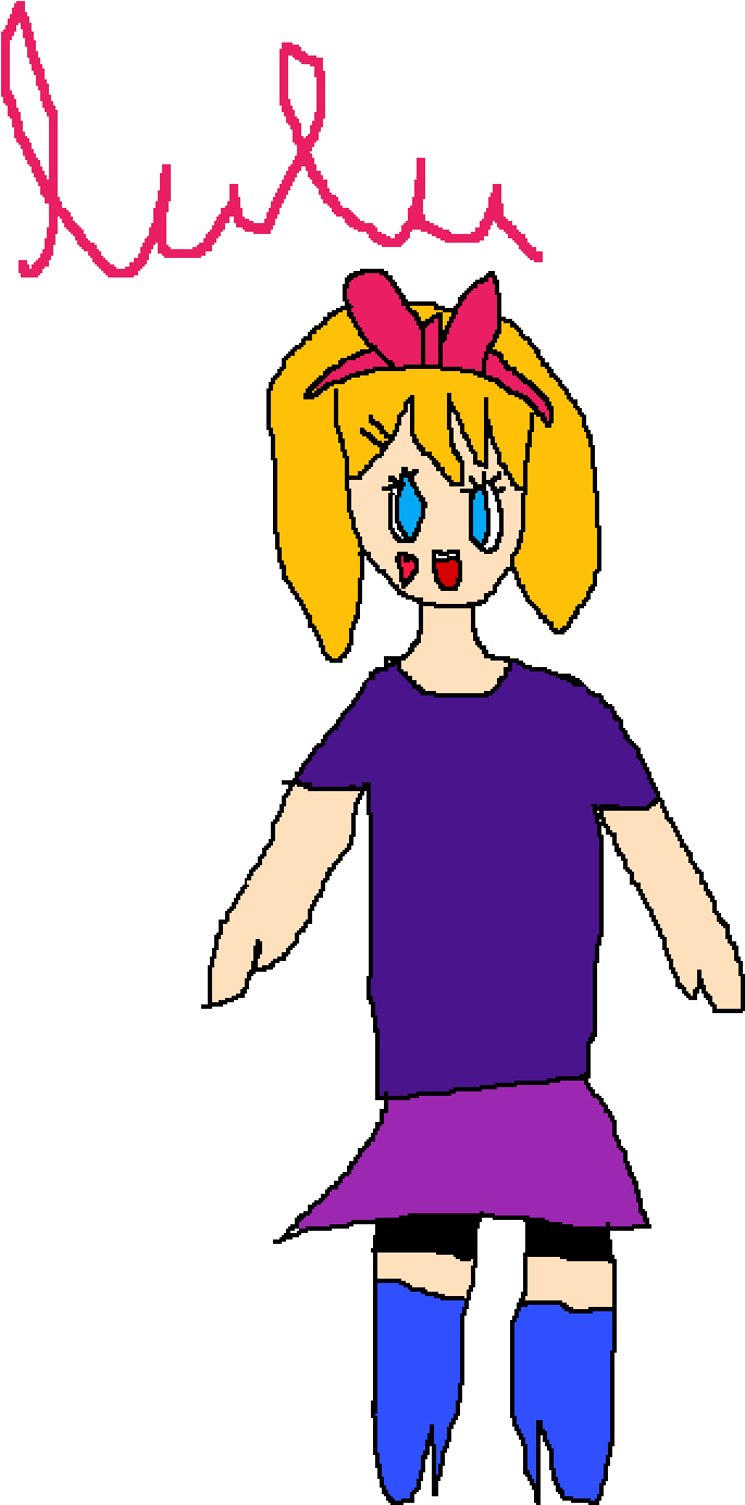 Lulu - Cartoon Clipart (1400x1400), Png Download