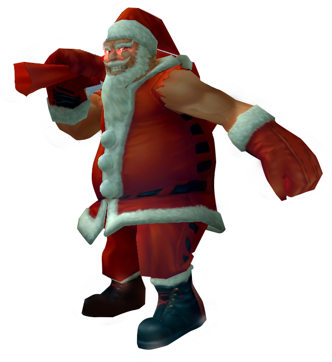 Bad Santa 1 / Bad Santa - Evil Santa Claus Png Clipart (713x779), Png Download