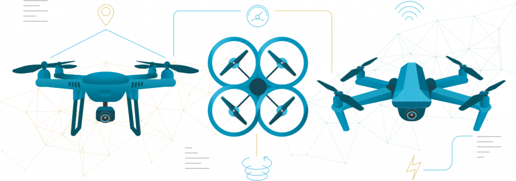 Responsible Drone Flying - Drones Graphic Clipart (1024x360), Png Download