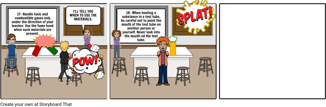 Safety In The Laboratory - Cartoon Clipart (1164x385), Png Download