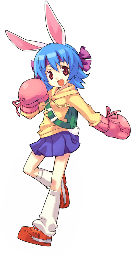 Image - Schoolgirl - Trickster Bunny Clipart (510x931), Png Download