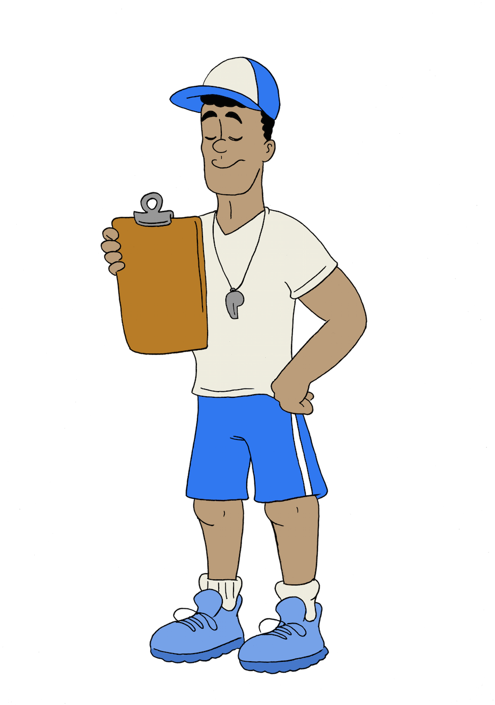 Coach Clipart Sports Coach - Clip Art Sport Coach - Png Download (973x1386), Png Download