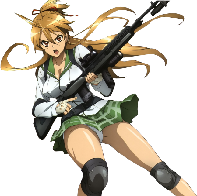 Highschool Of The Dead Png Clipart (900x644), Png Download