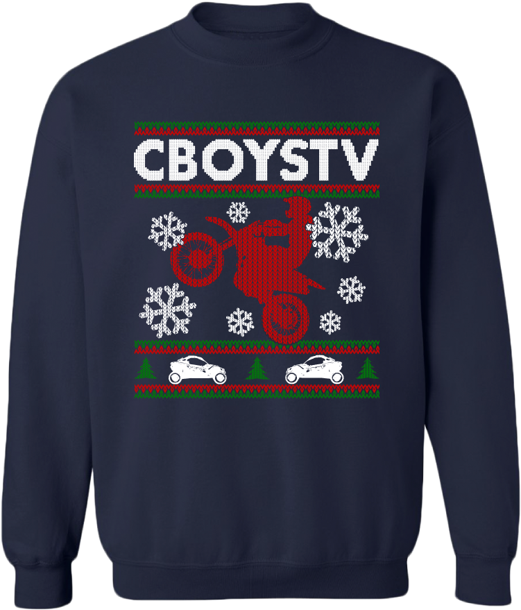 Christmas Sweater X3 - Long-sleeved T-shirt Clipart (751x879), Png Download