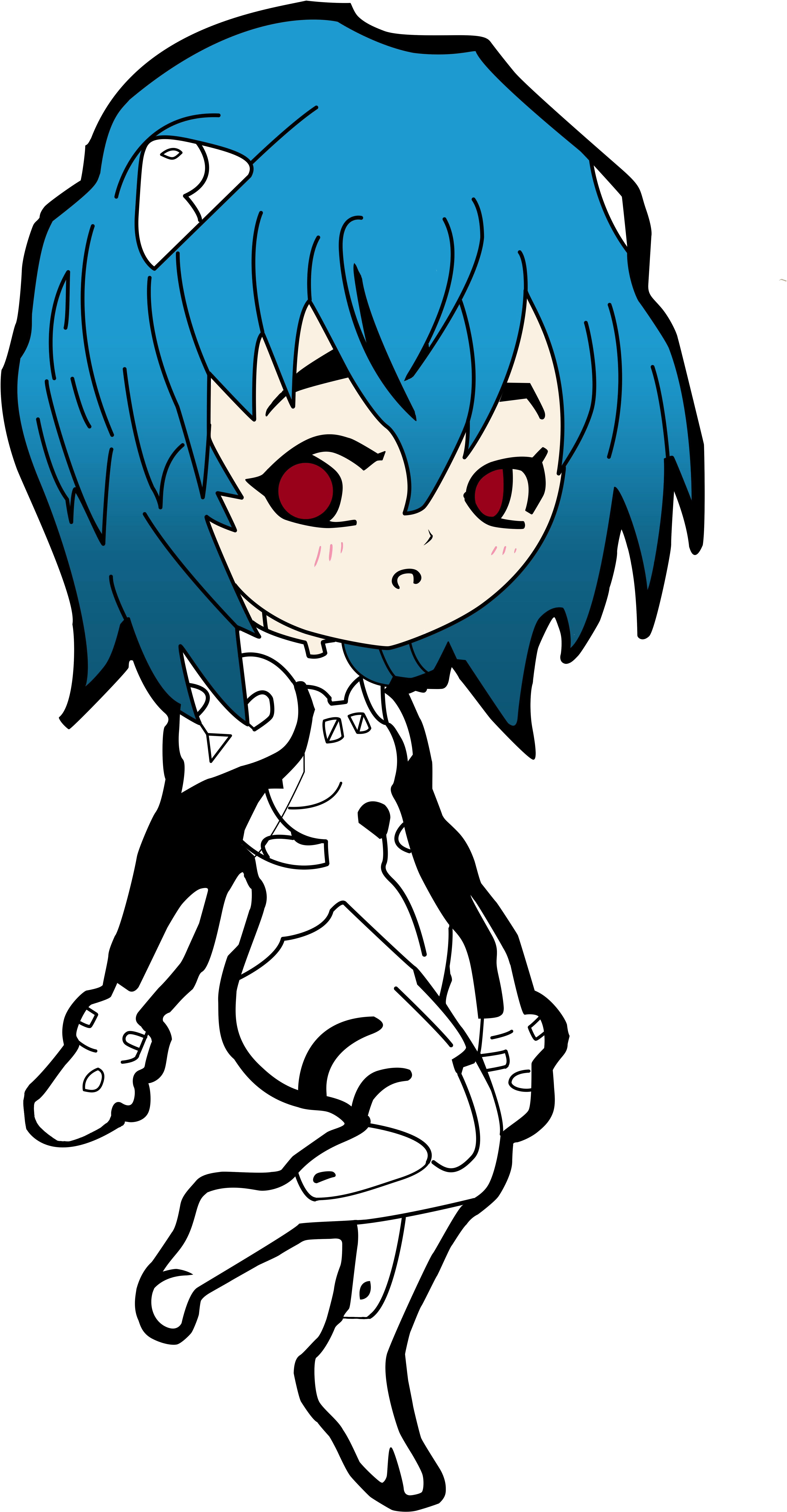 Image Of Rei , Png Download - Cartoon Clipart (4464x8569), Png Download