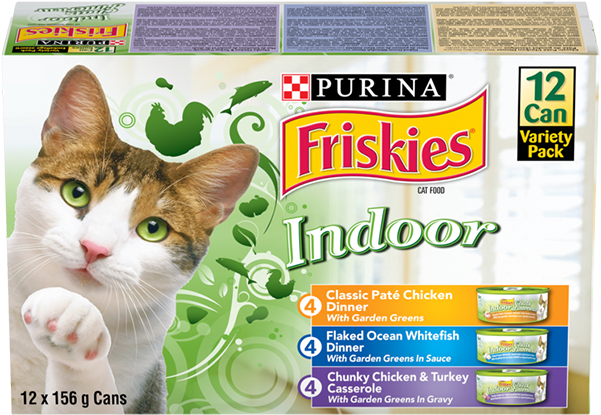 Friskies Wet Cat Indoor Variety Pack - Friskies Clipart (800x1000), Png Download