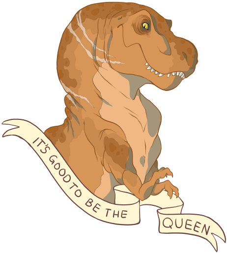 Dinosaur Fan Art Tyrannosaurus Rex Jurassic World Rexy - Fan Art Rexy Jurassic Park Clipart (500x636), Png Download