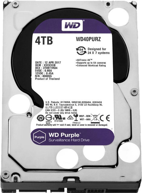 Zoom - Wd Purple Wd10purz 1tb Clipart (700x700), Png Download