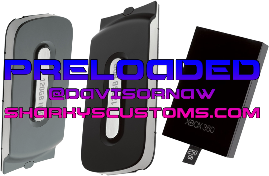 Hdd / Hard Drive For Rgh/jtag Only Phat Or Slim - Gadget Clipart (1024x659), Png Download