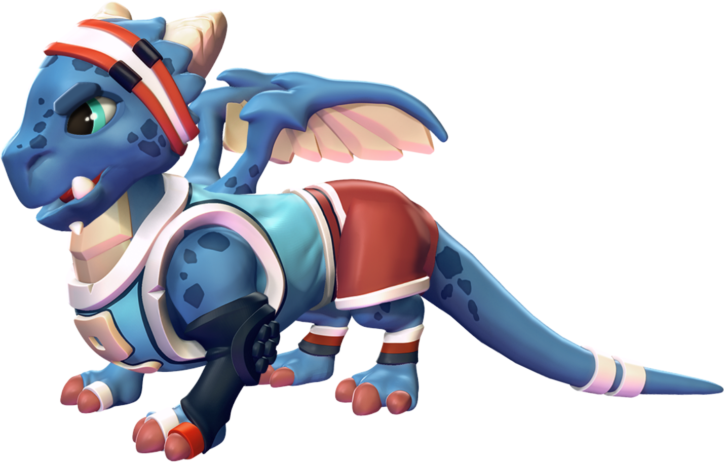 Slam Dunk Dragon - Cartoon Clipart (1429x912), Png Download