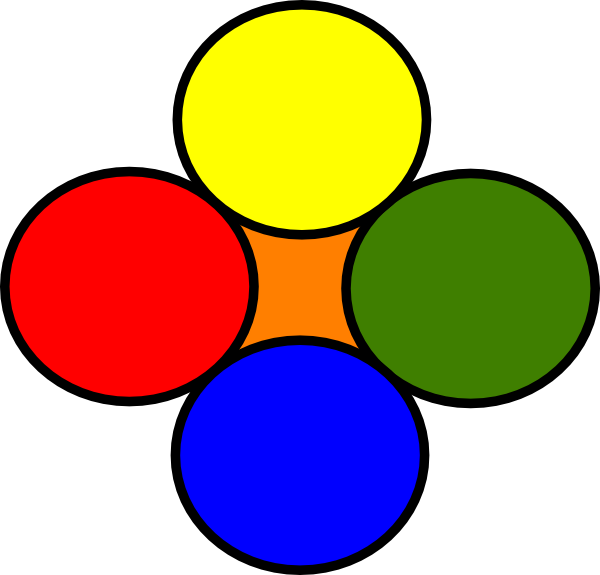 Circles Of Colors - Circle Clipart (600x575), Png Download