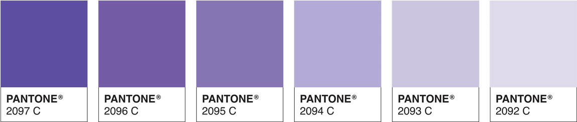 Pantone Associates The Dramatically Provocative Purple - Pantone Galaxy Clipart (1245x338), Png Download