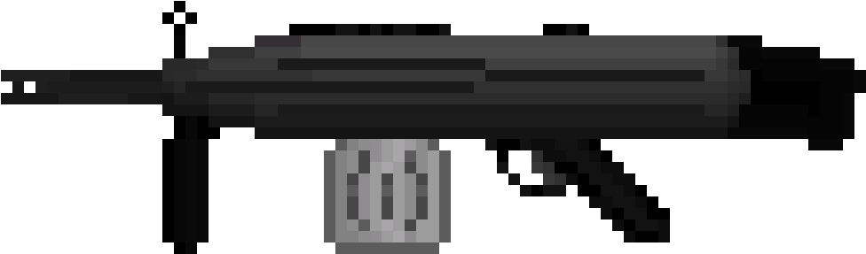 Custom Lmg - Assault Rifle Clipart (1131x936), Png Download