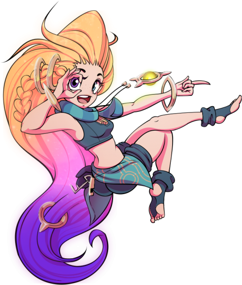 Zoe By Mandycakiez Hd Wallpaper Background Fan Art - Zoe Png League Clipart (525x700), Png Download