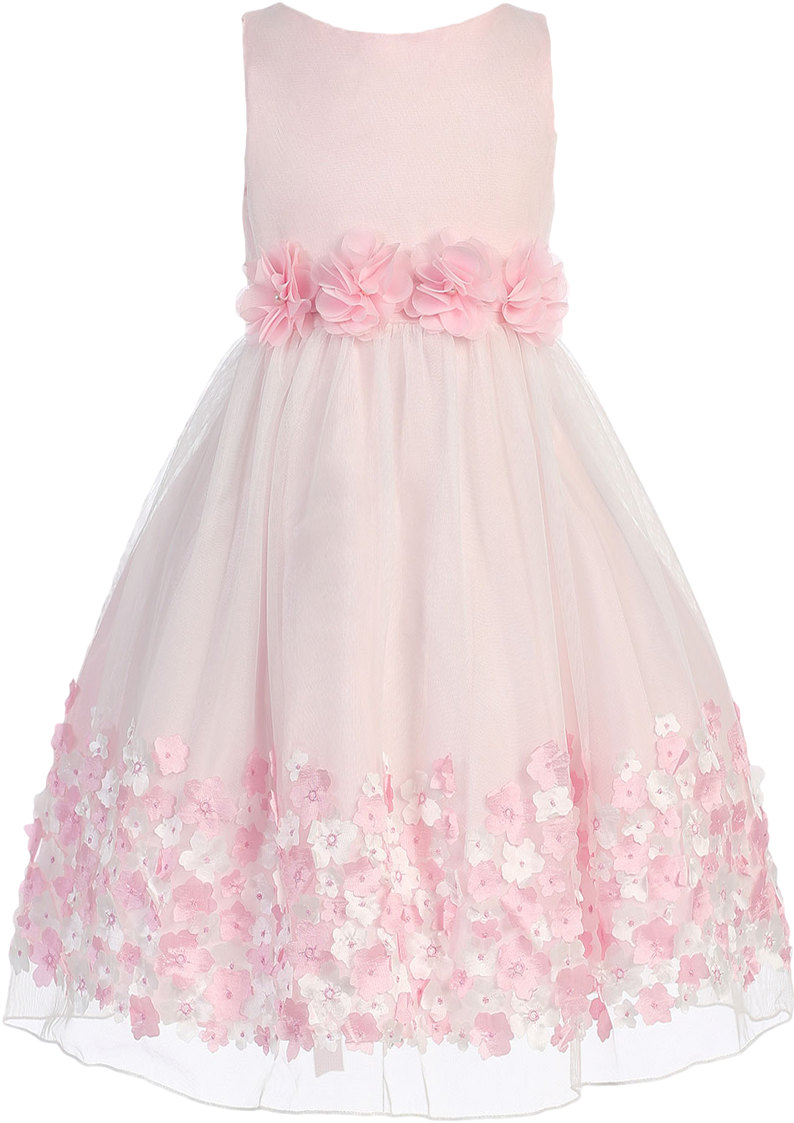 Best Kids Wedding Dresses , Png Download - Girl Clipart (794x1123), Png Download