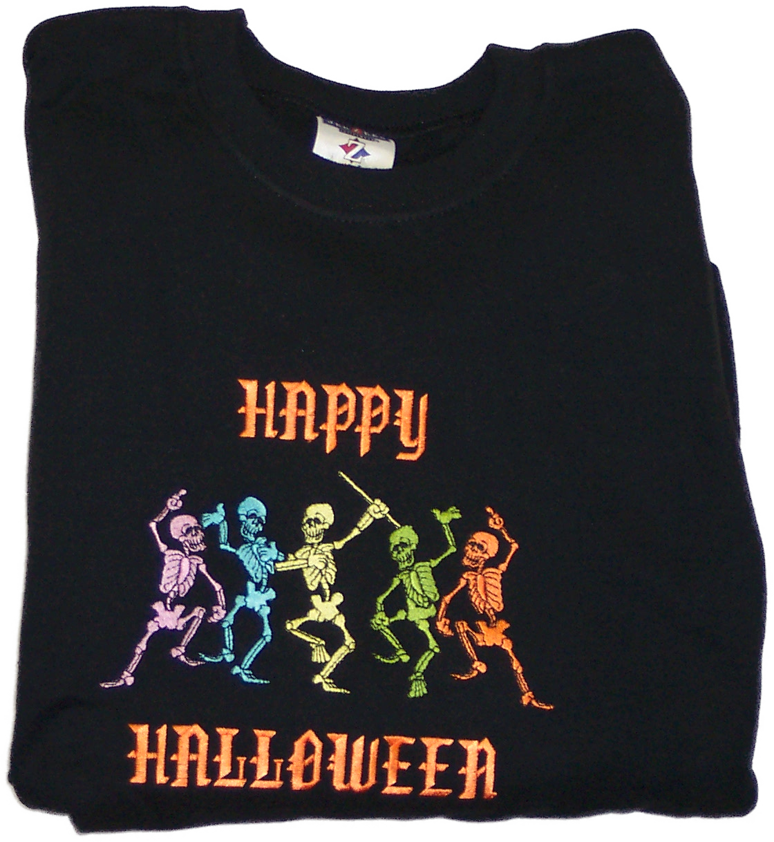 Halloween Skeletons Design - Active Tank Clipart (1120x1218), Png Download