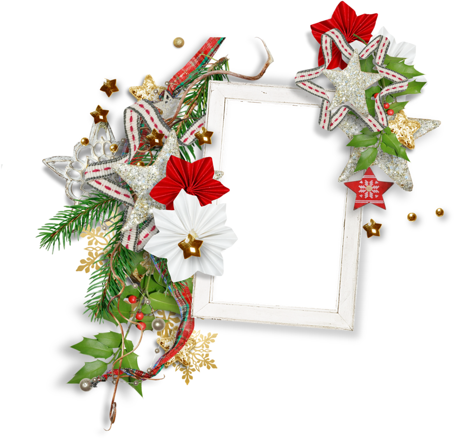 Christmas Cluster Frame Wreaths, Album, Christmas, - Transparent Christmas Cluster Frames Clipart (1024x1024), Png Download